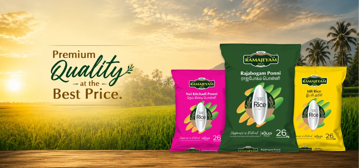 Ramajeyam Rice exports - global shipping and logistics
